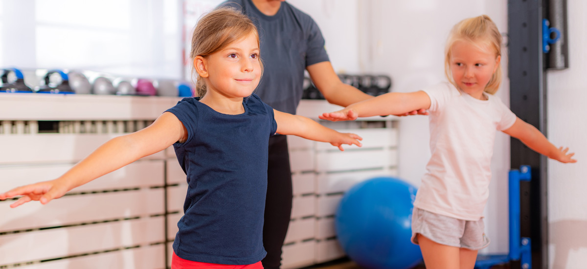 Fisioterapia pediátrica para problemas de coordinación y equilibrio